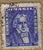BRASIL 1959 Scott 801 Sello Personaje Jose Bonifacio 50cr Usado 